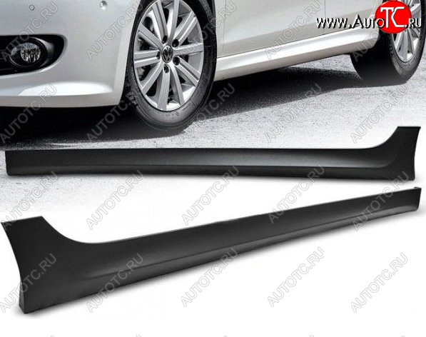 12 699 р. Пороги накладки (хетчбек) Votex Style Volkswagen Golf 6 хэтчбэк 5 дв. (2008-2014) (Неокрашенные)  с доставкой в г. Керчь
