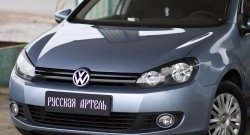 569 р. Реснички на фары RA Volkswagen Golf 6 хэтчбэк 5 дв. (2008-2014) (Неокрашенные)  с доставкой в г. Керчь. Увеличить фотографию 4