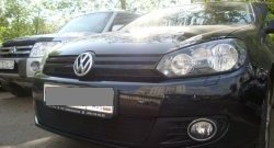 1 469 р. Сетка на бампер Russtal (черная) Volkswagen Golf 6 хэтчбэк 5 дв. (2008-2014)  с доставкой в г. Керчь. Увеличить фотографию 3