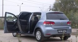 2 399 р. Накладки на порожки RA (комплект)  Volkswagen Golf  6 (2008-2014) хэтчбэк 5 дв.  с доставкой в г. Керчь. Увеличить фотографию 2