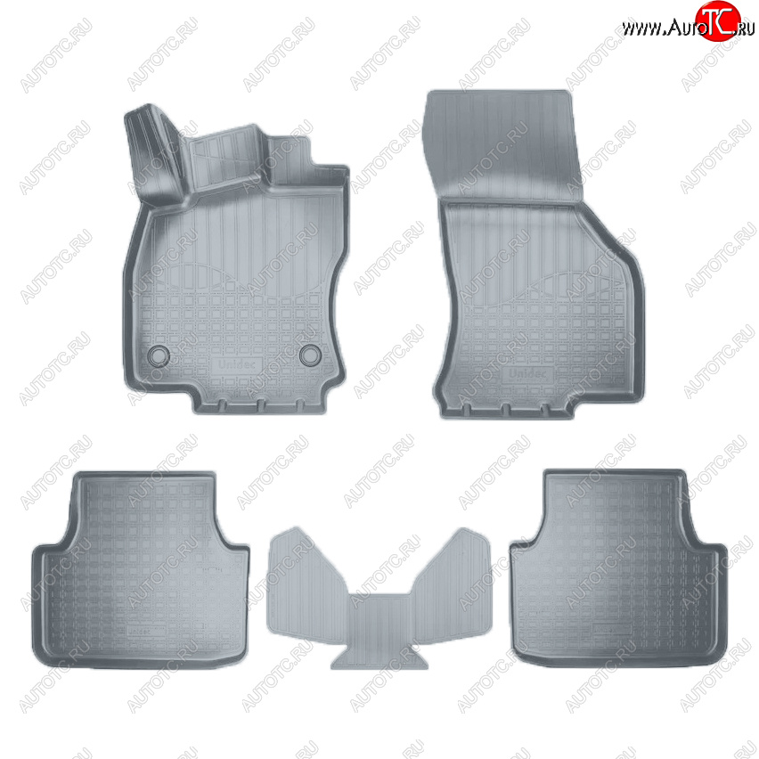 3 179 р. Коврики салона Norplast  Volkswagen Jetta  A7 (2018-2022) седан дорестайлинг (Цвет: серый)  с доставкой в г. Керчь