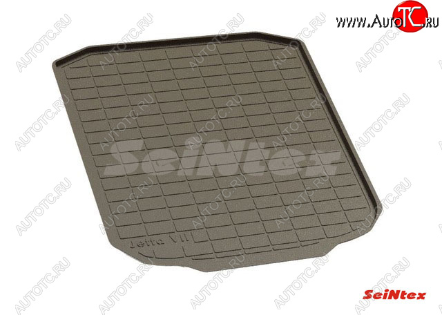 1 539 р. Коврик в багажник SeiNtex (полимерный)  Volkswagen Jetta  A7 (2018-2022) седан дорестайлинг  с доставкой в г. Керчь