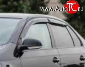 999 р. Комплект дефлекторов окон (ветровиков) 4 шт. (седан) Russtal Volkswagen Jetta A6 седан дорестайлинг (2011-2015)  с доставкой в г. Керчь