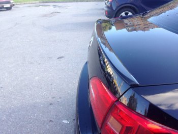 3 049 р. Лип спойлер АВТОКРАТ  Volkswagen Jetta  A6 (2011-2015) седан дорестайлинг (Неокрашенный)  с доставкой в г. Керчь. Увеличить фотографию 3
