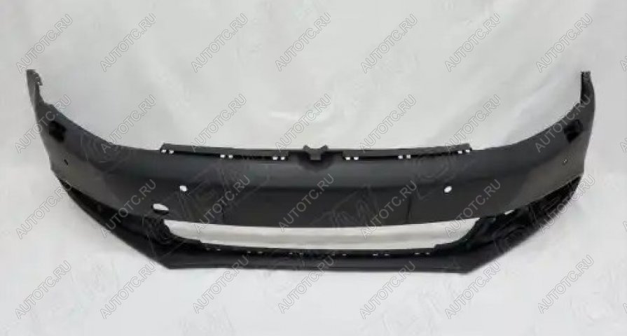 6 349 р. Бампер передний (с отверстиями под парктроник и омыватели фар) OEM  Volkswagen Jetta  A6 (2011-2015) седан дорестайлинг (неокрашенный)  с доставкой в г. Керчь