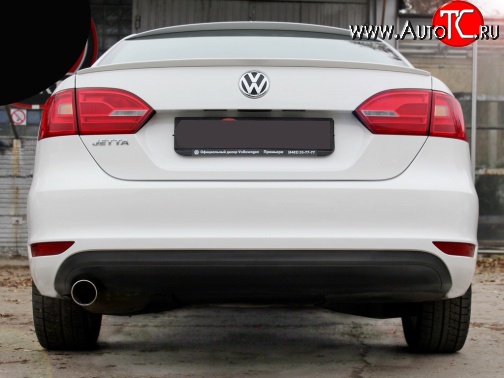 4 649 р. Козырёк на заднее стекло Sport  Volkswagen Jetta  A6 (2011-2015) седан дорестайлинг (Неокрашенный)  с доставкой в г. Керчь