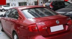 2 799 р. Козырёк на заднее стекло M-VRS Volkswagen Jetta A6 седан дорестайлинг (2011-2015) (Неокрашенный)  с доставкой в г. Керчь. Увеличить фотографию 2