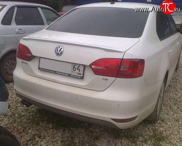 3 089 р. Лип спойлер M-VRS Volkswagen Jetta A6 седан дорестайлинг (2011-2015) (Неокрашенный)  с доставкой в г. Керчь