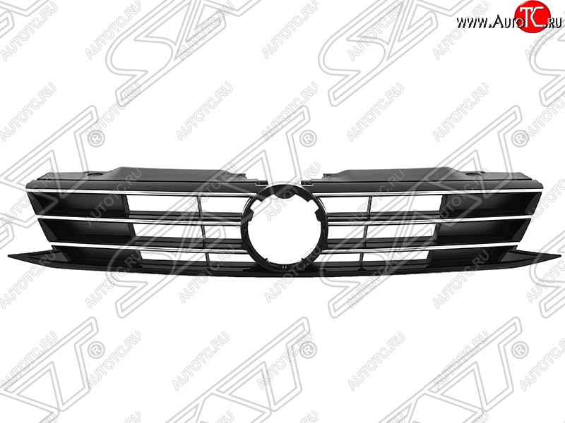 4 099 р. Решётка радиатора SAT  Volkswagen Jetta  A6 (2015-2018) седан рестайлинг (Неокрашенная)  с доставкой в г. Керчь