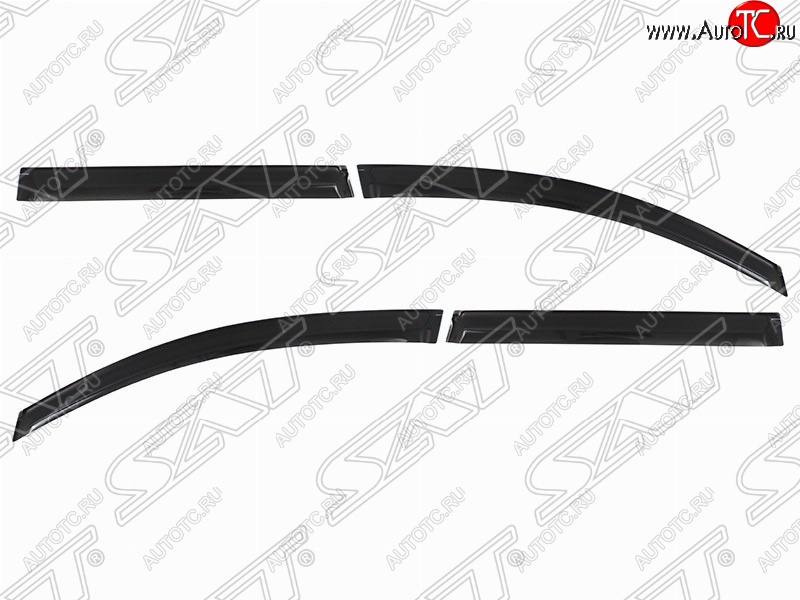 1 439 р. Дефлектора окон SAT (комплект)  Volkswagen Passat  B6 (2005-2011) седан, универсал  с доставкой в г. Керчь