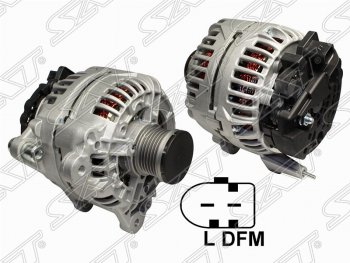 Генератор (140A/ 12V) (1.4/1.6) SAT Volkswagen Tiguan NF дорестайлинг (2006-2011)