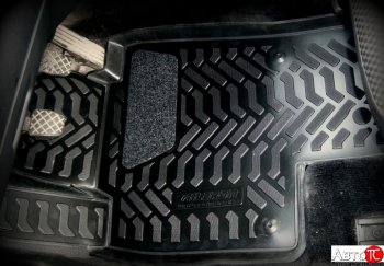 1 739 р. Коврики салона Aileron (3D с подпятником) Volkswagen Passat B6 седан (2005-2011)  с доставкой в г. Керчь. Увеличить фотографию 2