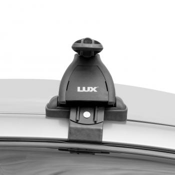 8 497 р. Багажник на крышу без рейлингов в сборе LUX  Volkswagen Passat  B6 (2005-2011) седан (аэро-классик 1.2 (цвет серый))  с доставкой в г. Керчь. Увеличить фотографию 4