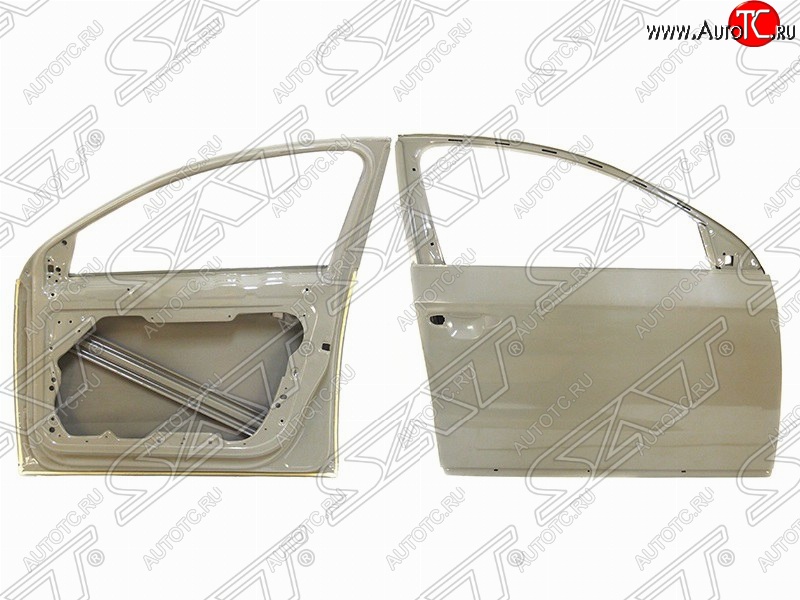 14 849 р. Правая дверь передняя SAT Volkswagen Passat B7 седан (2010-2015) (Неокрашенная)  с доставкой в г. Керчь