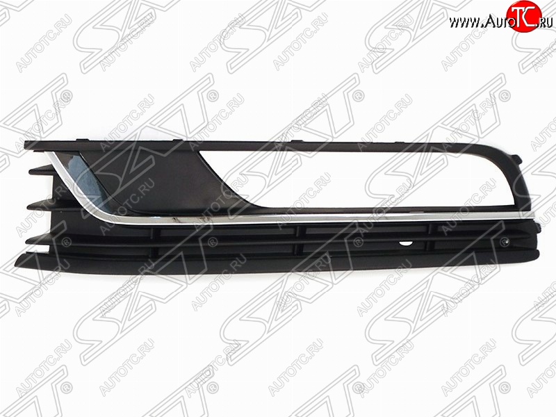 2 699 р. Левая вставка в бампер под ПТФ (хром) SAT Volkswagen Passat B7 седан (2010-2015)  с доставкой в г. Керчь