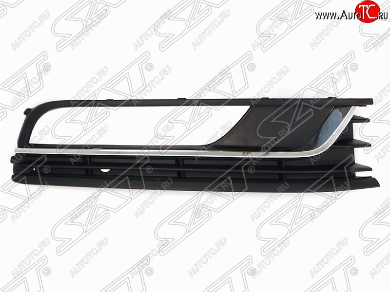 2 699 р. Правая вставка в бампер под ПТФ (хром) SAT Volkswagen Passat B7 седан (2010-2015)  с доставкой в г. Керчь