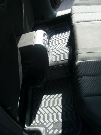 1 769 р. Коврики салона Aileron (3D с подпятником) Volkswagen Passat B7 седан (2010-2015)  с доставкой в г. Керчь. Увеличить фотографию 2