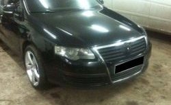 1 649 р. Реснички на фары CT v2 Volkswagen Passat B6 универсал (2005-2010) (Неокрашенные)  с доставкой в г. Керчь. Увеличить фотографию 2