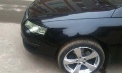 1 649 р. Реснички на фары CT v2 Volkswagen Passat B6 универсал (2005-2010) (Неокрашенные)  с доставкой в г. Керчь. Увеличить фотографию 3