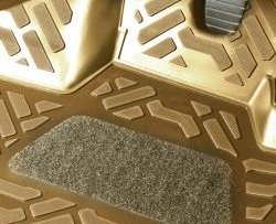 Коврики в салон Aileron 4 шт. (полиуретан, бежевые) Volkswagen Passat  B6 (2005-2011) седан, универсал