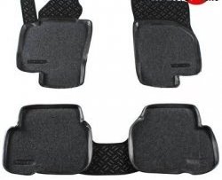 Комплект ковриков в салон Aileron 4 шт. (полиуретан, покрытие Soft) Volkswagen Passat ( B6,  B7) (2005-2015) седан, универсал