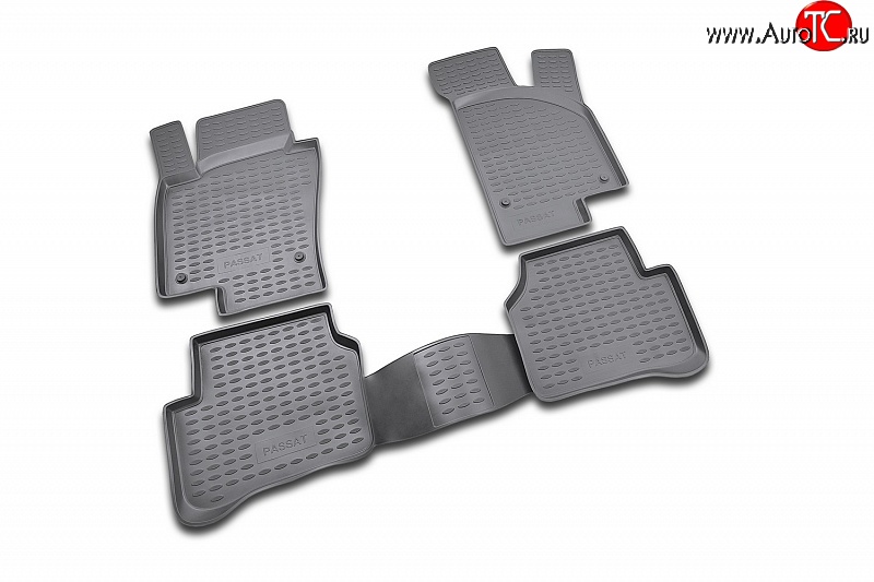 2 349 р. Коврики в салон Element 4 шт. (полиуретан) Volkswagen Passat B6 седан (2005-2011)  с доставкой в г. Керчь