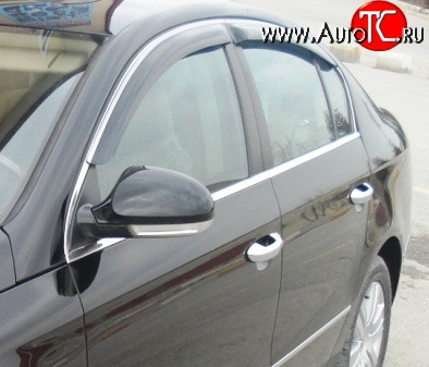 4 499 р. Дефлекторы окон (ветровики) (седан) Novline 4 шт. Volkswagen Passat B7 седан (2010-2015)  с доставкой в г. Керчь