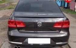4 649 р. Лип спойлер Sport Volkswagen Passat B7 седан (2010-2015) (Неокрашенный)  с доставкой в г. Керчь. Увеличить фотографию 2