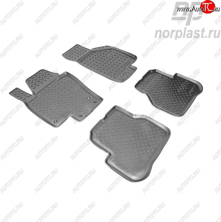 2 139 р. Комплект ковриков в салон Norplast Volkswagen Passat B7 седан (2010-2015)  с доставкой в г. Керчь
