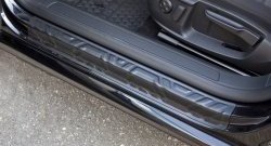 1 999 р. Накладки на порожки RA (комплект)  Volkswagen Passat  B7 (2010-2015) седан, универсал  с доставкой в г. Керчь. Увеличить фотографию 3