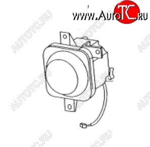 20 549 р. Правая противотуманная фара VAG Volkswagen Pointer (2006-2009)  с доставкой в г. Керчь