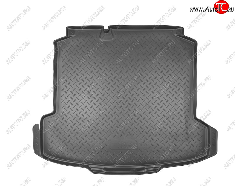 1 799 р. Коврик в багажник Norplast Unidec  Volkswagen Polo  5 (2009-2020) седан дорестайлинг, хэтчбек рестайлинг (Цвет: черный)  с доставкой в г. Керчь