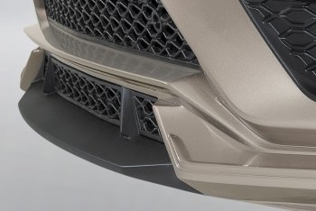 24 099 р. Передний бампер REBOOT  Volkswagen Polo  Mk6 (2020-2022) лифтбек (Окрашенный с выделением диффузора)  с доставкой в г. Керчь. Увеличить фотографию 2