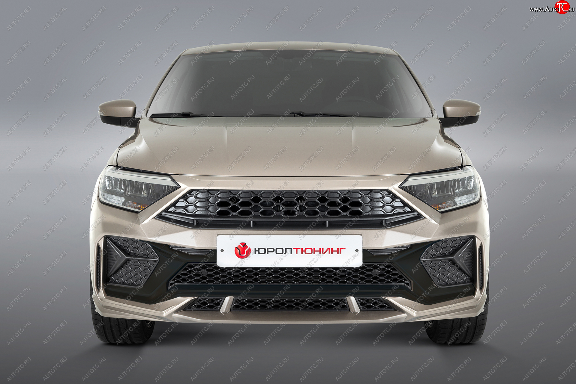 24 099 р. Передний бампер REBOOT  Volkswagen Polo  Mk6 (2020-2022) лифтбек (Окрашенный с выделением декоративных элементов)  с доставкой в г. Керчь