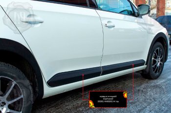 Молдинг задней двери RA (правый) Volkswagen Polo  Mk6 (2020-2022) лифтбек