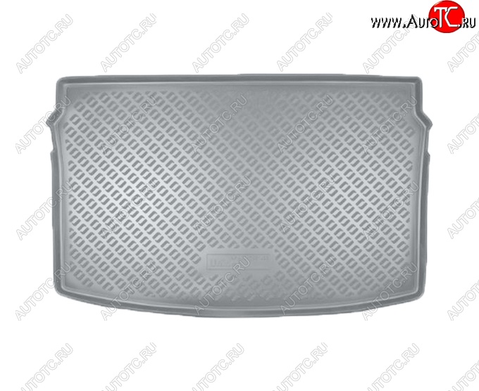 1 939 р. Коврик в багажник Norplast (на верхнюю полку)  Volkswagen Polo  Mk6 (2020-2022) лифтбек (Серый)  с доставкой в г. Керчь