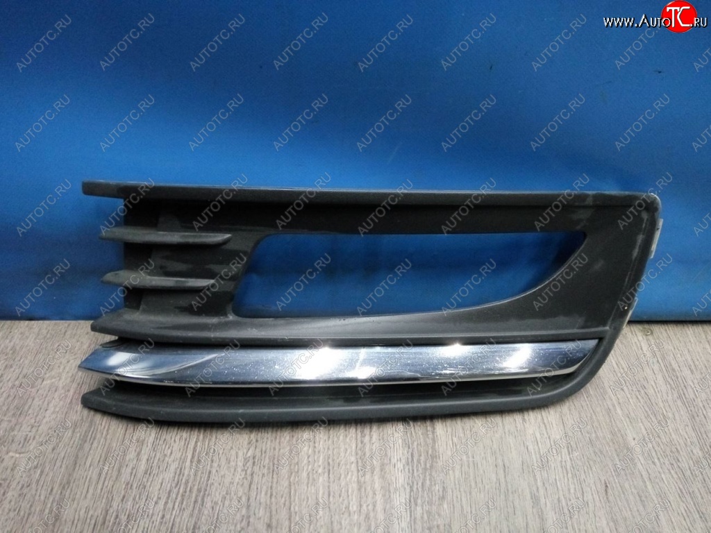 929 р. Рамка ПТФ NSP (левая,с хром молдингом) Volkswagen Polo 5 седан рестайлинг (2015-2020)  с доставкой в г. Керчь