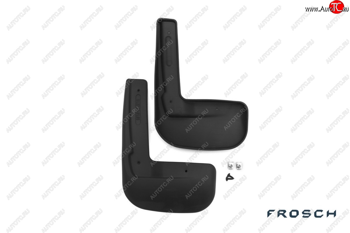 4 799 р. Брызговики Frosch Volkswagen Polo 5 седан рестайлинг (2015-2020) (Передние)  с доставкой в г. Керчь