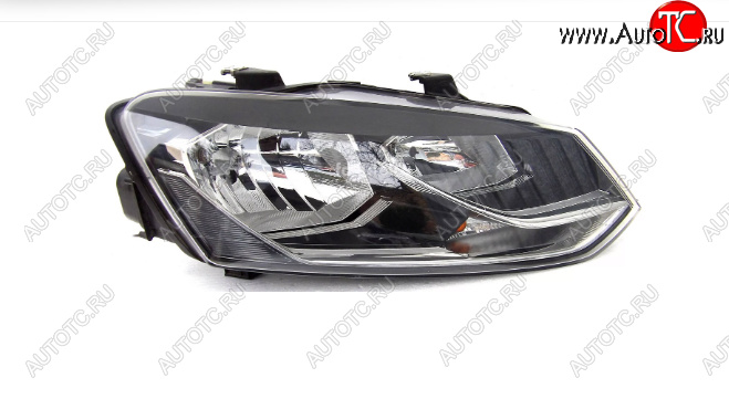 11 649 р. Правая фара (с корректором) DEPO  Volkswagen Polo  5 (2015-2020) седан рестайлинг  с доставкой в г. Керчь