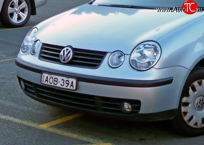 3 899 р. Передний бампер Стандартный Volkswagen Polo 9N1 хэтчбэк 5 дв. дорестайлинг (2001-2005) (Неокрашенный)  с доставкой в г. Керчь