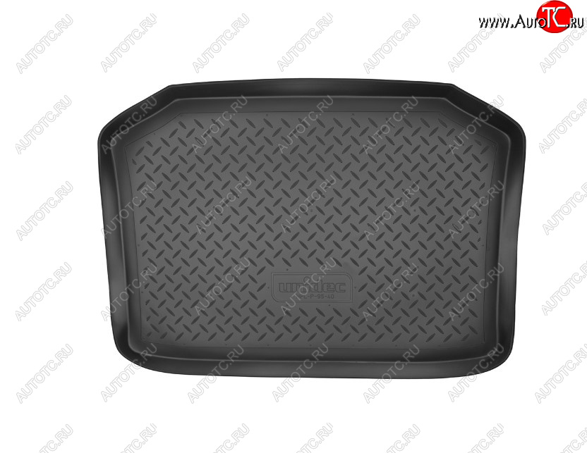 1 569 р. Коврик в багажник Norplast Unidec  Volkswagen Polo  9N1 (2001-2009) хэтчбэк 5 дв. дорестайлинг, рестайлинг, хэтчбэк 5 дв. (Цвет: черный)  с доставкой в г. Керчь