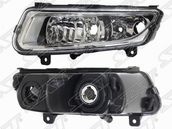 Левая противотуманная фара SAT (под 2-е лампы) Volkswagen Polo  5 (2009-2020) хэтчбек дорестайлинг, седан рестайлинг
