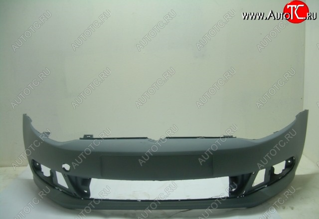 2 149 р. Бампер передний SPARD (чёрный) Volkswagen Polo 5 седан дорестайлинг (2009-2015) (Неокрашенный)  с доставкой в г. Керчь