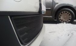 2 089 р. Сетка на бампер Russtal (черная) Volkswagen Polo 5 седан дорестайлинг (2009-2015)  с доставкой в г. Керчь. Увеличить фотографию 2