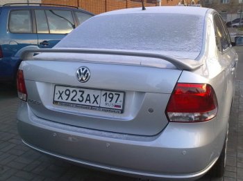 5 999 р. Спойлер Sport  Volkswagen Polo  5 (2009-2020) седан дорестайлинг, хэтчбек рестайлинг (Неокрашенный)  с доставкой в г. Керчь. Увеличить фотографию 3