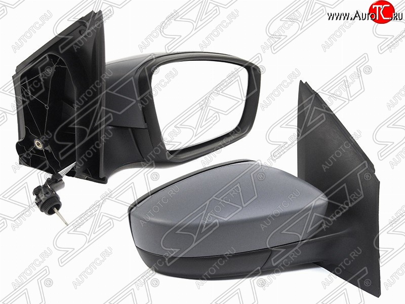 2 359 р. Правое боковое зеркало заднего вида SAT (механическое) Volkswagen Polo 5 седан дорестайлинг (2009-2015) (Неокрашенное)  с доставкой в г. Керчь