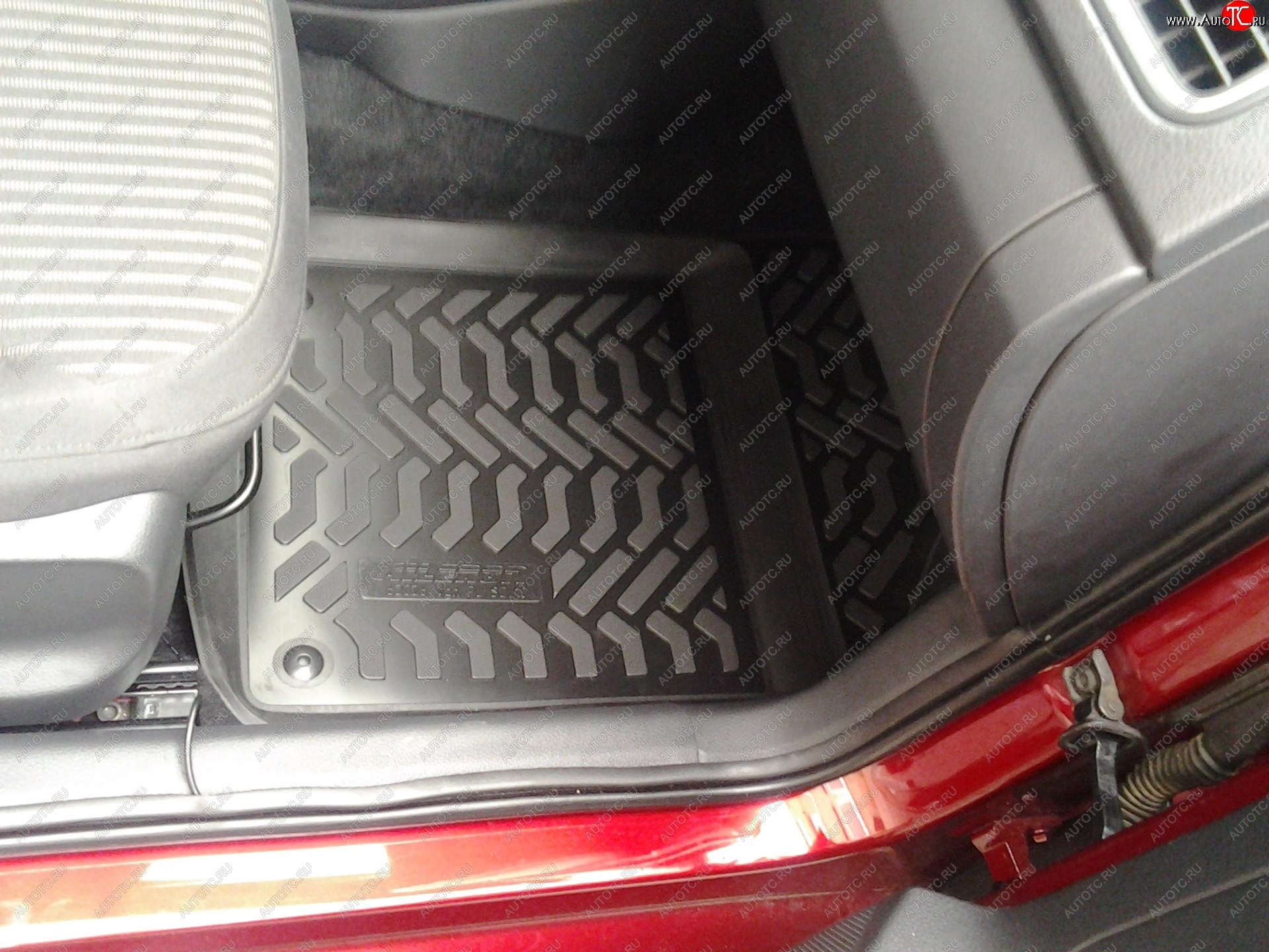 1 779 р. Коврики салона Aileron (3D с подпятником)  Volkswagen Polo  5 (2009-2020) седан дорестайлинг, седан рестайлинг  с доставкой в г. Керчь