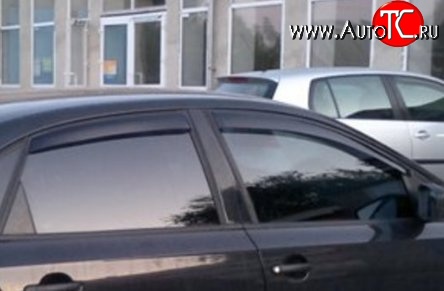 1 849 р. Комплект дефлекторов окон SkyLine Volkswagen Polo 5 хэтчбек рестайлинг (2015-2020)  с доставкой в г. Керчь