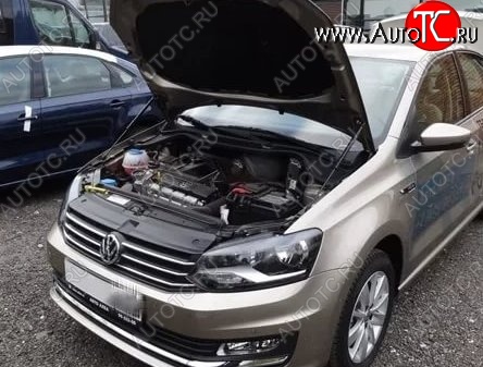 2 199 р. Газовые упоры капота Berkut Volkswagen Polo 5 седан дорестайлинг (2009-2015)  с доставкой в г. Керчь
