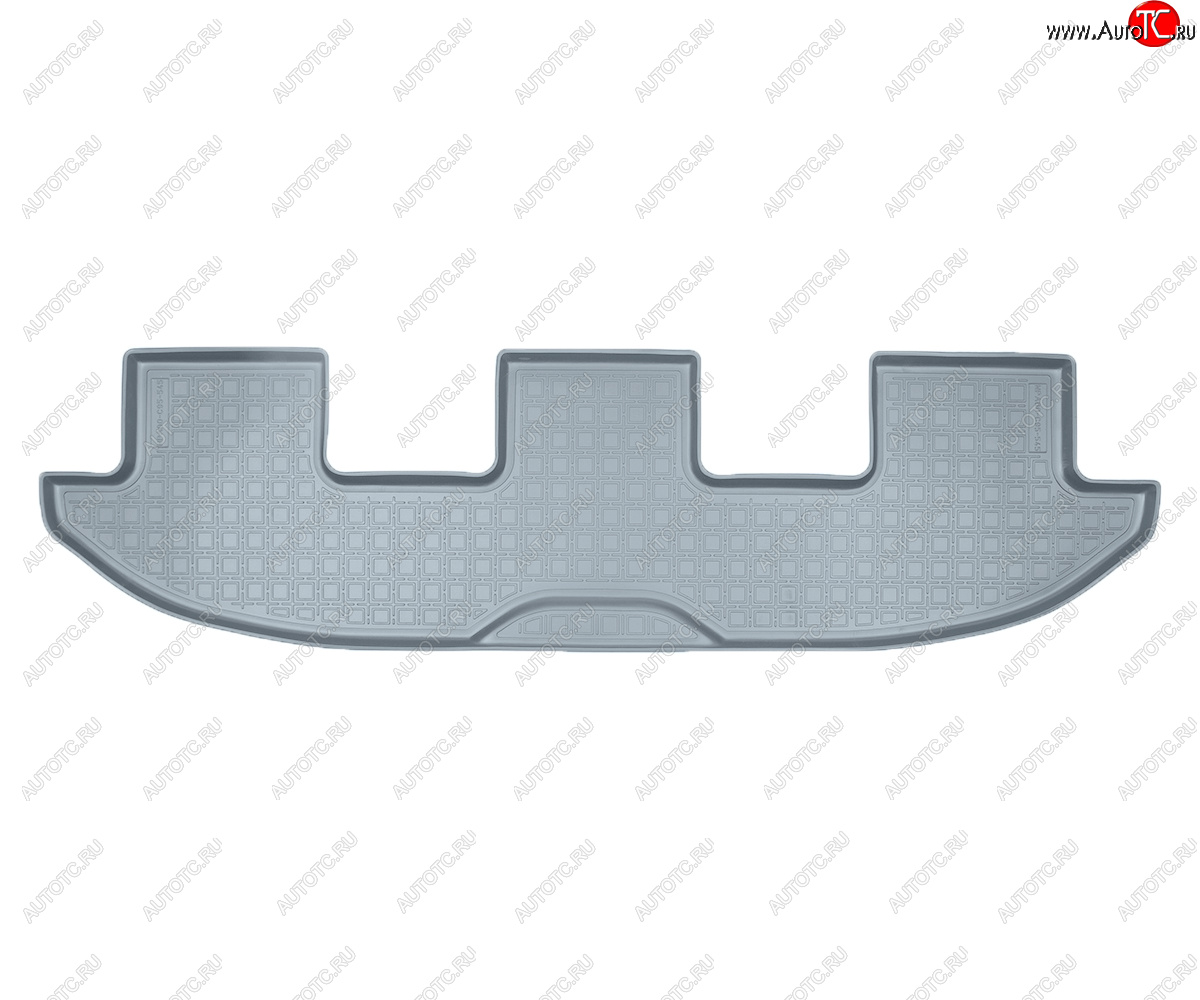 1 339 р. Коврик салона Norplast Unidec (3 ряд)  Volkswagen Sharan  MK2,7N (2010-2015) дорестайлинг (серый)  с доставкой в г. Керчь